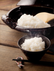 ごはん　土鍋ご飯
