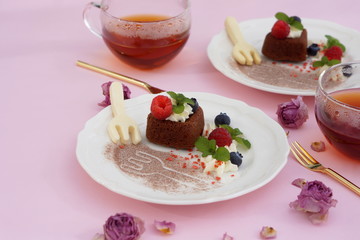 バレンタイン～チョコレートケーキ