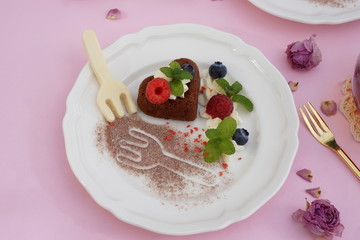 バレンタイン～チョコレートケーキ