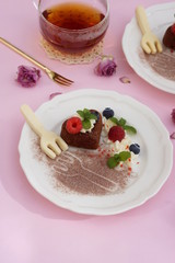 バレンタイン～チョコレートケーキ