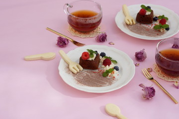 バレンタイン～チョコレートケーキ