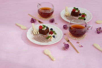 バレンタイン～チョコレートケーキ