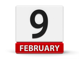 Cubes calendar 9th February