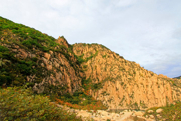 Naklejka premium Mountain natural scenery