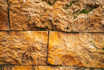 Old stone wall texture  wall pattern  old gunge brick background