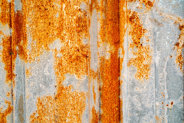 Old and rusty iron door  rusty grunge background
