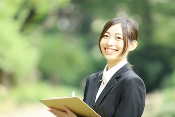 Fototapeta premium 女性社員イメージ