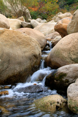 Naklejka na ściany i meble rocks and streams