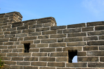 shabby Great Wall in China