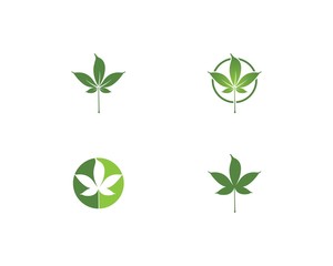 green leaf logo