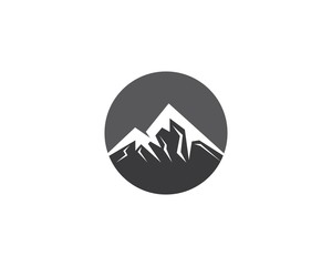 Mountain logo template