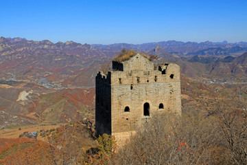 Great Wall of China architectural scenery