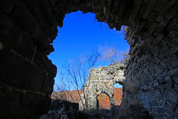 Great Wall of China architectural scenery