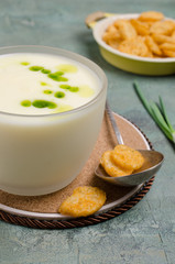 Traditional cream vegetable soup