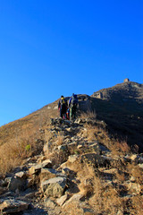 Fototapeta premium Great Wall of China architectural scenery
