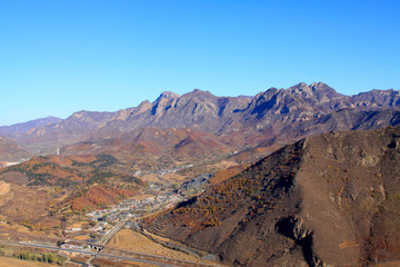 mountain village scenery