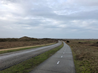 Road on Texel island