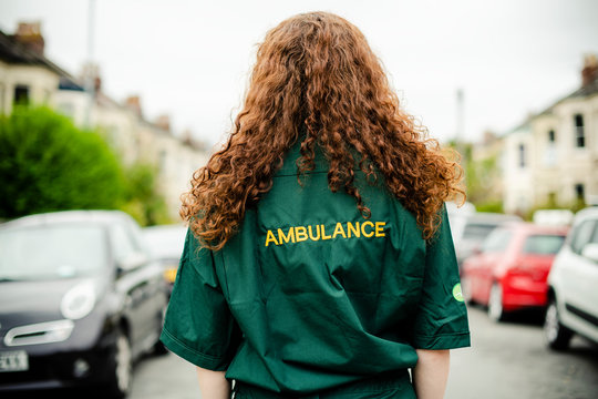 Portrait Of Female Paramedic In Uniform