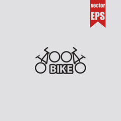 Bike icon.Vector illustration.	