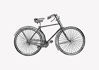 Naklejka na ściany i meble Bicycle vintage design illustration