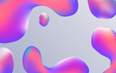Fluid gradient wallpaper design