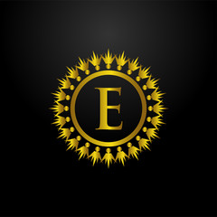 Naklejka premium Luxury Circle Logo