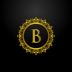Naklejka premium Luxury Circle Logo