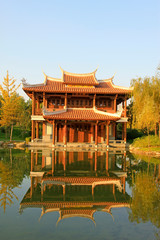 Chinese ancient architecture scenery