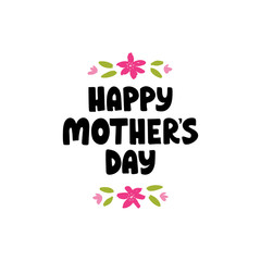 Fototapeta premium Mother's Day lettering