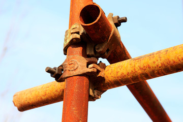 Oxidation rust scaffold
