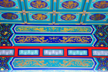 Chinese style painted ceiling