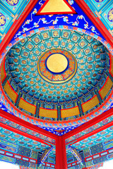 Chinese style painted dome
