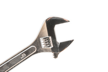 adjustable wrench isolated