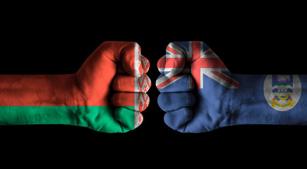 Fototapeta premium Belarus vs falkland islands
