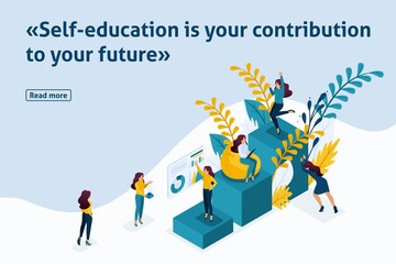 Isometric Article Banner Contribution to Future