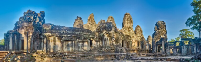 Fototapeta premium Bayon temple in Angkor Thom. Siem Reap. Cambodia. Panorama