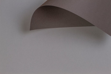 Abstract geometric shape gray brown color paper background