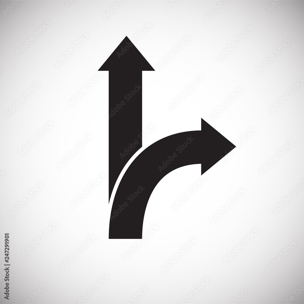 Poster navigation signs icon on white background for graphic and web design, modern simple vector sign. int