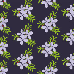 Fashionable pattern in small flowers. Floral seamless background for textiles, fabrics, covers, wallpapers, print, gift wrapping and scrapbooking. Raster copy 