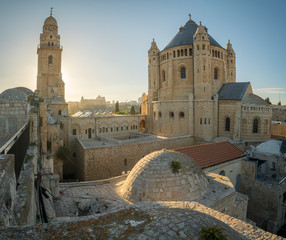 Dormition abbey, in Jerusalem