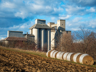 Storage buildings on farmland © Ewald Fröch