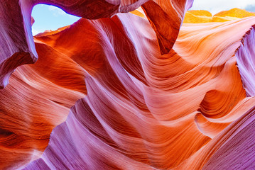 Antelope Canyon is a slot canyon in the American Southwest.