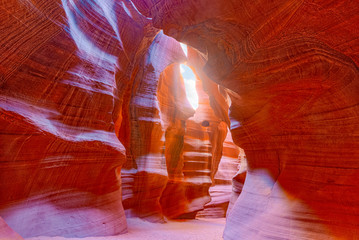 Antelope Canyon is a slot canyon in the American Southwest.
