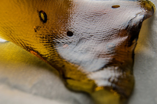 Chem Dawg Cannabis BHO Shatter Texture