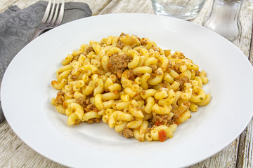 coquillettes à la bolognaise