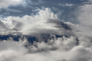 Mountain Obscured By Clouds