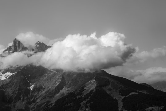 Mountain And Cloud © David K. Marti