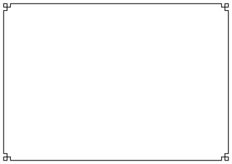 Vector paper design vintage style page border