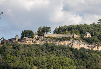 The gardens of the Jardins de Marqueyssac in the Dordogne region of France