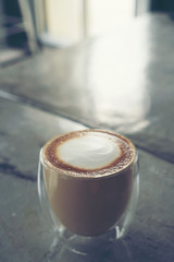 coffee latte art, latte art in coffee cup